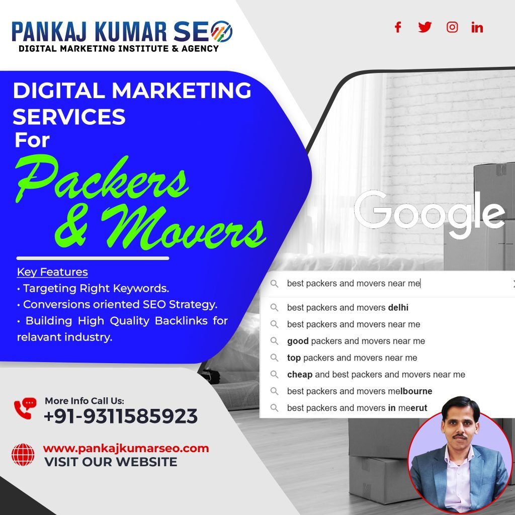 Digital Marketing Agency For Packers And Movers