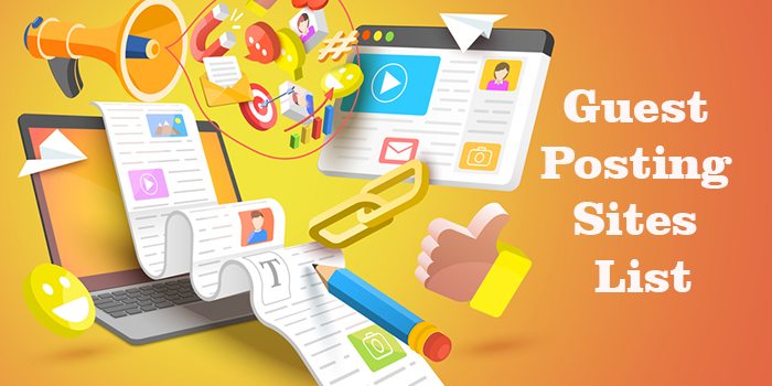 Free guest blogging submission Site Lists
