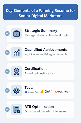 Key Elements of a Winning Resume for Senior Digital Marketers